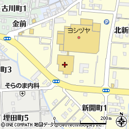 サイゼリヤ ヨシヅヤ津島店周辺の地図