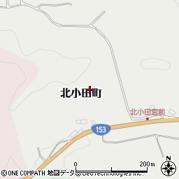 愛知県豊田市北小田町周辺の地図