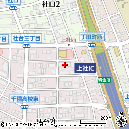 愛知県名古屋市名東区社台3丁目19周辺の地図