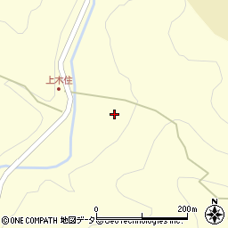 京都府南丹市日吉町木住下犬飼周辺の地図