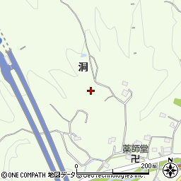 愛知県豊田市猿投町（洞）周辺の地図