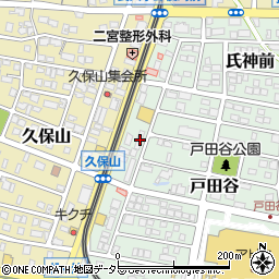 愛知県長久手市戸田谷108周辺の地図