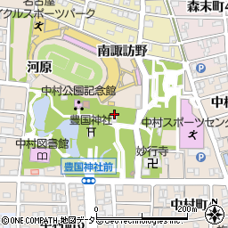 中村公園トイレ２周辺の地図