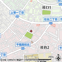 愛知県名古屋市名東区社台2丁目136周辺の地図