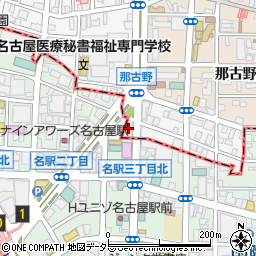 焼き鳥割烹 金舞台 きんぶたい 名古屋駅店周辺の地図