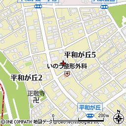 愛知県名古屋市名東区平和が丘5丁目32周辺の地図