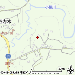 千葉県鴨川市四方木周辺の地図