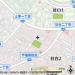 愛知県名古屋市名東区社台2丁目137周辺の地図
