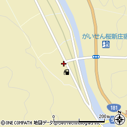 岡山県真庭郡新庄村1014周辺の地図
