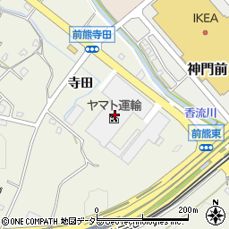 千代田梱包工業株式会社中部営業所周辺の地図