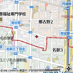 セレニティー名駅周辺の地図