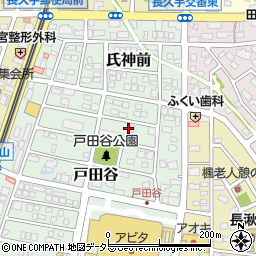 愛知県長久手市戸田谷502周辺の地図