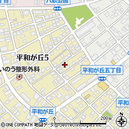 愛知県名古屋市名東区平和が丘5丁目179周辺の地図