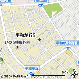愛知県名古屋市名東区平和が丘5丁目152周辺の地図