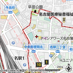 名駅パーキング１駐車場周辺の地図