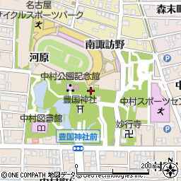 愛知県名古屋市中村区中村町周辺の地図