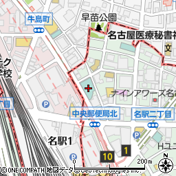 サイプレスホテル名古屋駅前周辺の地図