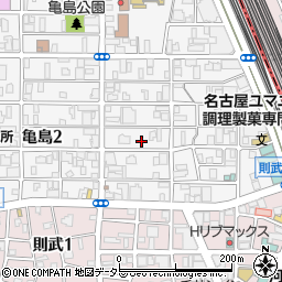 亀島２丁目ＳＫＨ周辺の地図