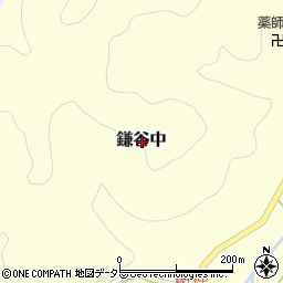 京都府船井郡京丹波町鎌谷中周辺の地図