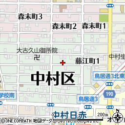 名鉄協商藤江町第３駐車場周辺の地図