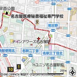 むさし 名古屋駅前店周辺の地図