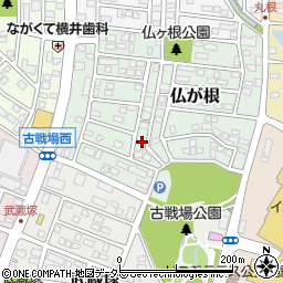 愛知県長久手市仏が根周辺の地図