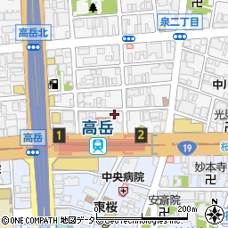 宮地楽器株式会社営業本部周辺の地図