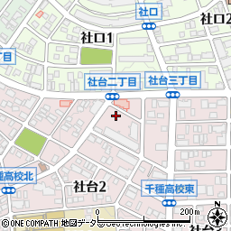 愛知県名古屋市名東区社台2丁目17周辺の地図
