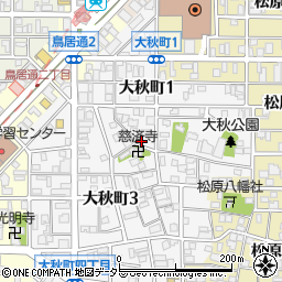 愛知県名古屋市中村区大秋町2丁目周辺の地図