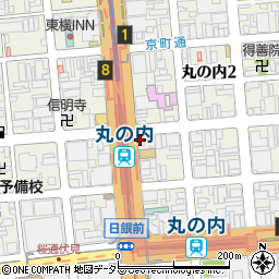 地下鉄　桜通線丸の内駅周辺の地図