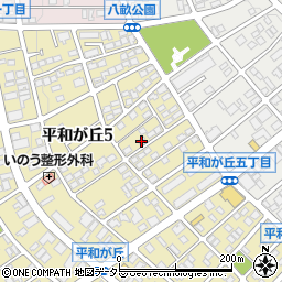 愛知県名古屋市名東区平和が丘5丁目156周辺の地図