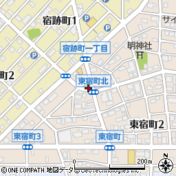 東宿公園周辺の地図