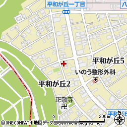 愛知県名古屋市名東区平和が丘2丁目150周辺の地図