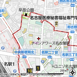 株式会社旅行綜研　中部支店周辺の地図