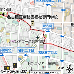 名駅ニクジルマルシェ周辺の地図