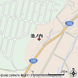 京都府船井郡京丹波町大朴池ノ内周辺の地図