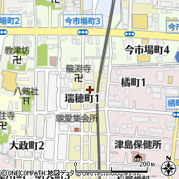 〒496-0831 愛知県津島市瑞穂町の地図