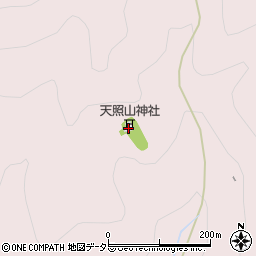 天照山神社周辺の地図