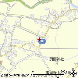 三重県いなべ市北勢町東貝野3173周辺の地図