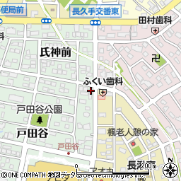 愛知県長久手市戸田谷401周辺の地図