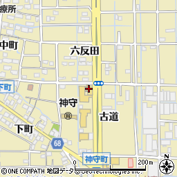ＨｏｎｄａＣａｒｓ愛知津島神守店周辺の地図