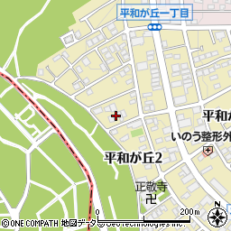 愛知県名古屋市名東区平和が丘2丁目100周辺の地図