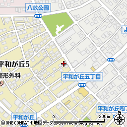 愛知県名古屋市名東区平和が丘5丁目189周辺の地図