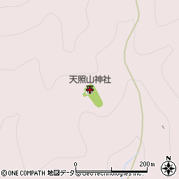 天照山神社周辺の地図