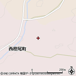 愛知県豊田市西樫尾町上谷周辺の地図