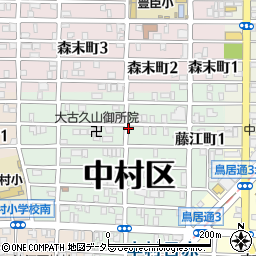 名鉄協商藤江町駐車場周辺の地図