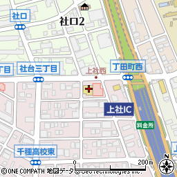 愛知県名古屋市名東区社台3丁目9周辺の地図