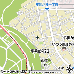愛知県名古屋市名東区平和が丘2丁目102周辺の地図