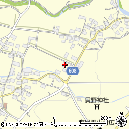 三重県いなべ市北勢町東貝野3172周辺の地図