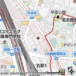 〒451-6027 愛知県名古屋市西区牛島町 名古屋ルーセントタワー（２７階）の地図